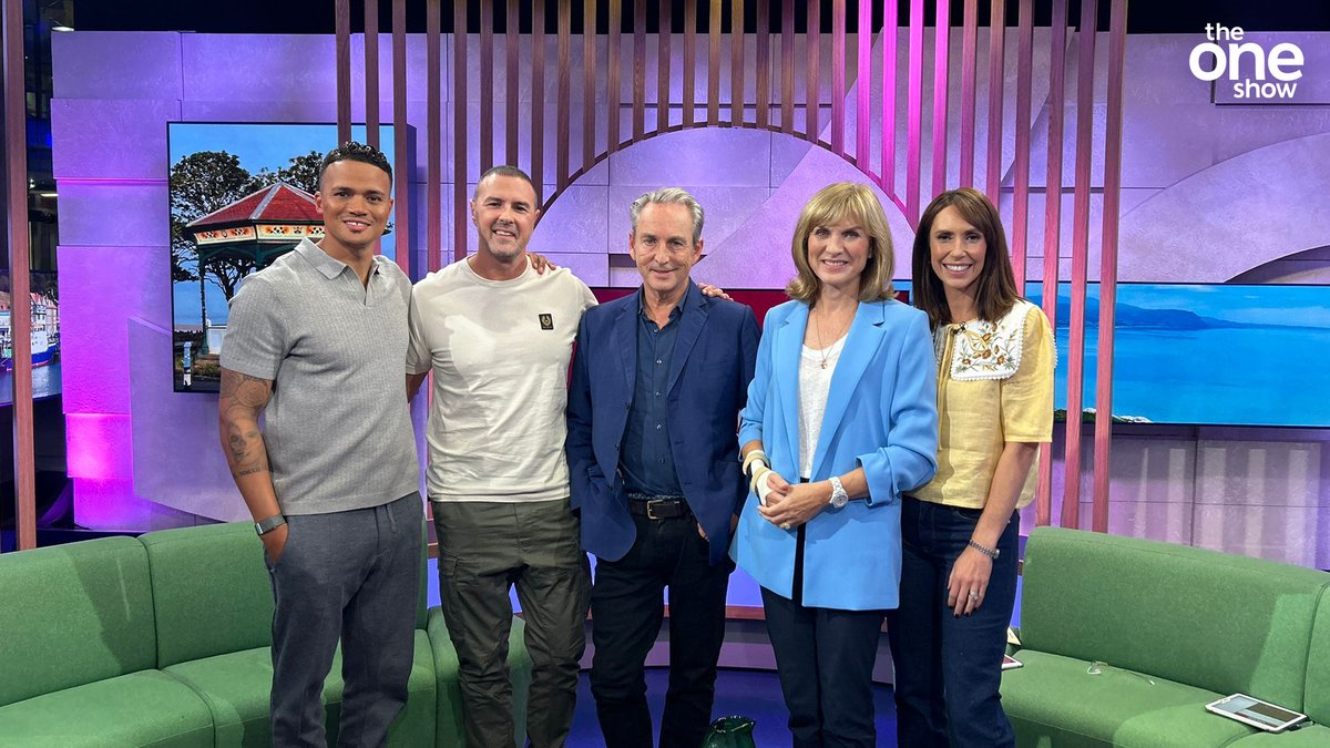 Starting the week on a HIGH note! ⬆️ A big thanks to our guests tonight, Fiona Bruce, @philipmould and @PaddyMcGuinness 👏 Missed #TheOneShow? Catch up on @BBCiPlayer 👉 bbc.in/3ZKPoso