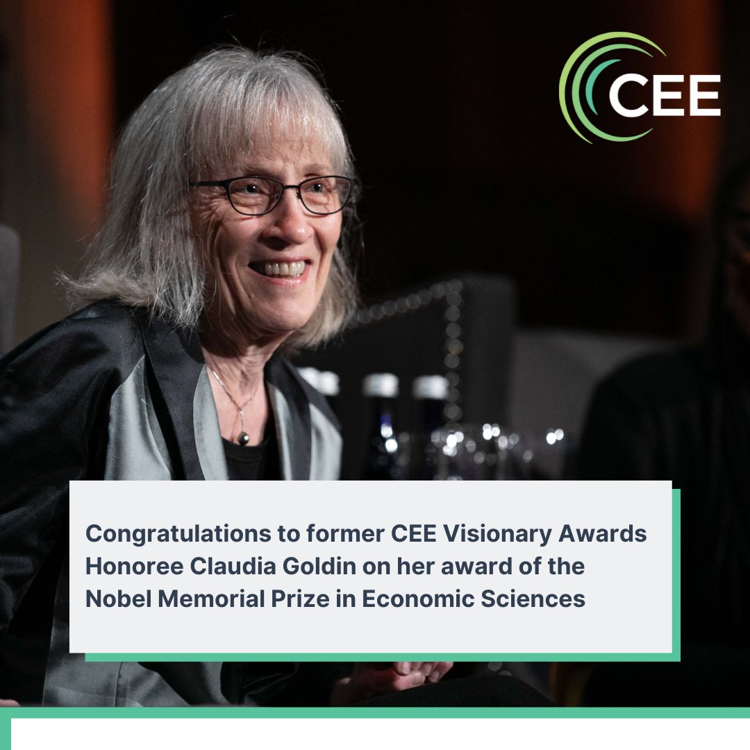 Council for Economic Education (@councileconed) on Twitter photo Thrilled to see Claudia Goldin was awarded the <a href="/NobelPrize/">The Nobel Prize</a> in Economic Sciences for her work identifying drivers of gender differences in the labor market. Claudia is the Henry Lee Professor of Economics at <a href="/Harvard/">Harvard University</a> and was a CEE Visionary Awards Honoree. Congratulations!! Thrilled to see Claudia Goldin was awarded the <a href="/NobelPrize/">The Nobel Prize</a> in Economic Sciences for her work identifying drivers of gender differences in the labor market. Claudia is the Henry Lee Professor of Economics at <a href="/Harvard/">Harvard University</a> and was a CEE Visionary Awards Honoree. Congratulations!!