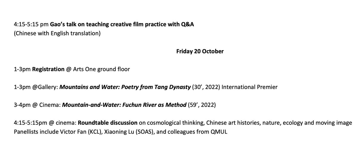 📽️ Chinese filmmaker/artist Gao Shiqiang is @FilmStudiesQMUL 🎬 Join us in exploring his captivating work, curated by Dr. Kiki Yu. #FilmArt #QMUL #GaoShiqiang