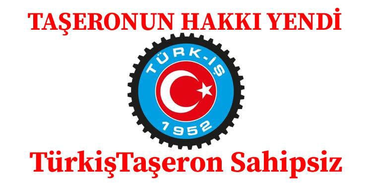 TürkişTaşeron Sahipsiz
Artık Çözüm Üretelim
Evet taşeronun sabri taştı yazık deyilmi bize şirket elinden kurtarın bizleri bizde insanca çalışmak istiyoruz