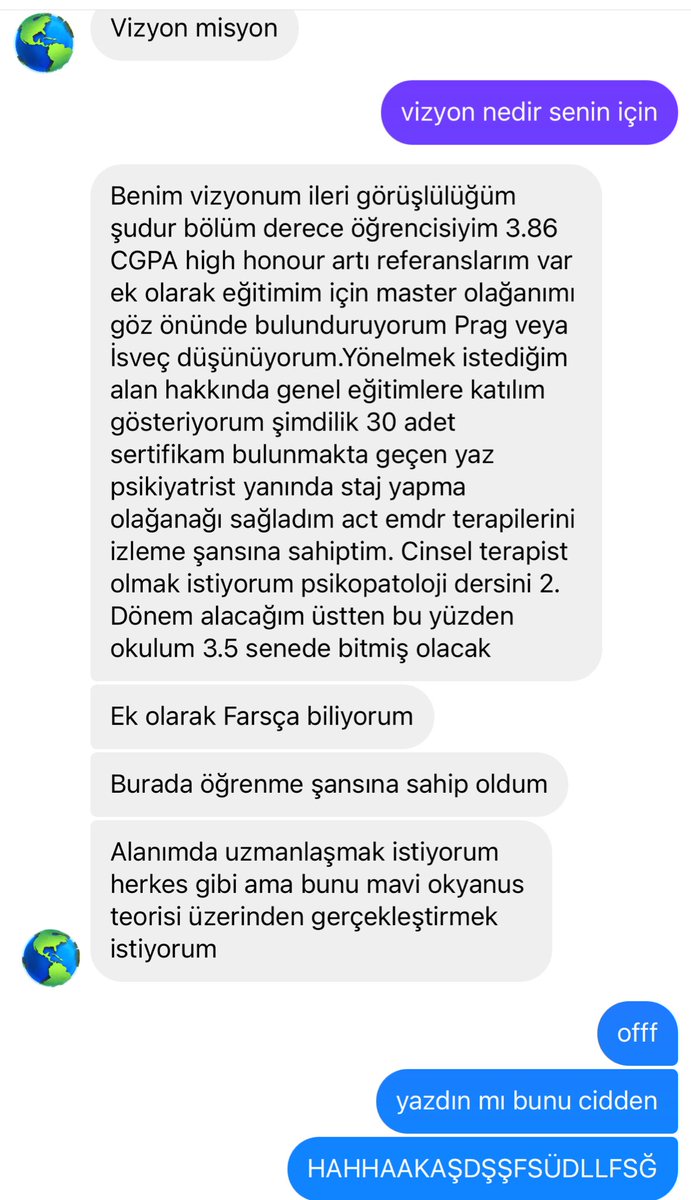 2 gündür konuştuğum kızın bana uyguladığı tarifeye bak hahahah