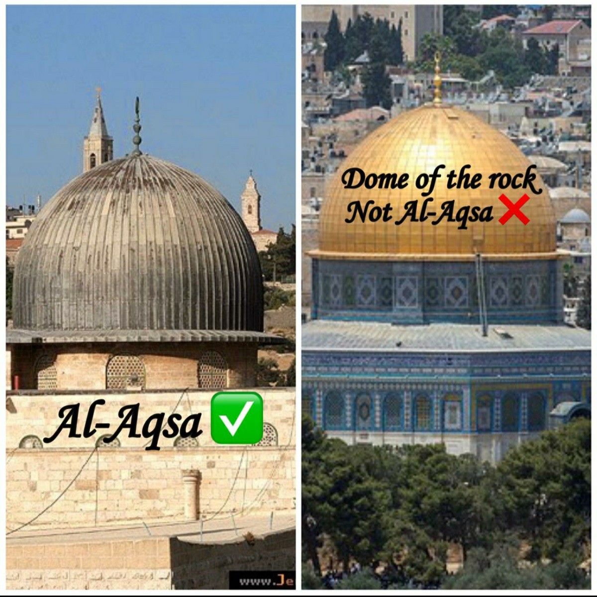 SubhanAllah 🤲🏻🌺
.
I have been seeing this misconception..
.
This is The real Aqsa mosque.. Compared to the dome.
.
#AlAqsaMasjid #TheDome
#Palestine 🇵🇸