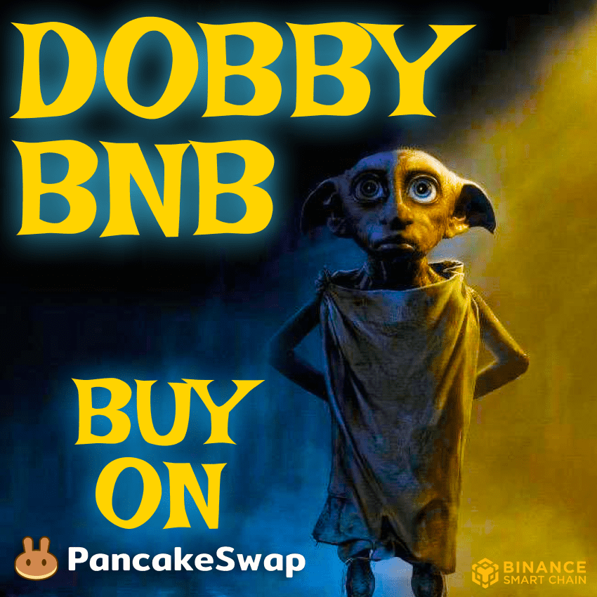 cryptogemtweets's tweet photo. $DOBBY has arrived on #BSC ! 
Contract address: 0xff98E315F8527D91943a95A2d3E3A572e87E8012
#GetPIP DOBBY $LMT #dobby $USDC $LMT $PLTR #altcoin #memecoin #bsc #Binance https://t.co/dCzJty7fsQ