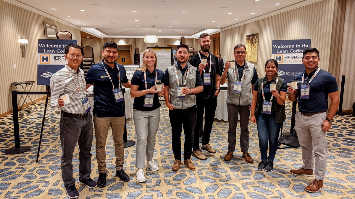 Join Herrero Builders at LCI Congress 2023 for the Lean Coffee. We are excited to lead this sponsorship and session on Thursday, 10/26 from 10:45AM - 11:30AM, Room: 330B / Ballroom Foyer (Session Code: 23TH2I). 
Register: tinyurl.com/2023lcicongres…
#lcicongress23 #Herrerobuilders