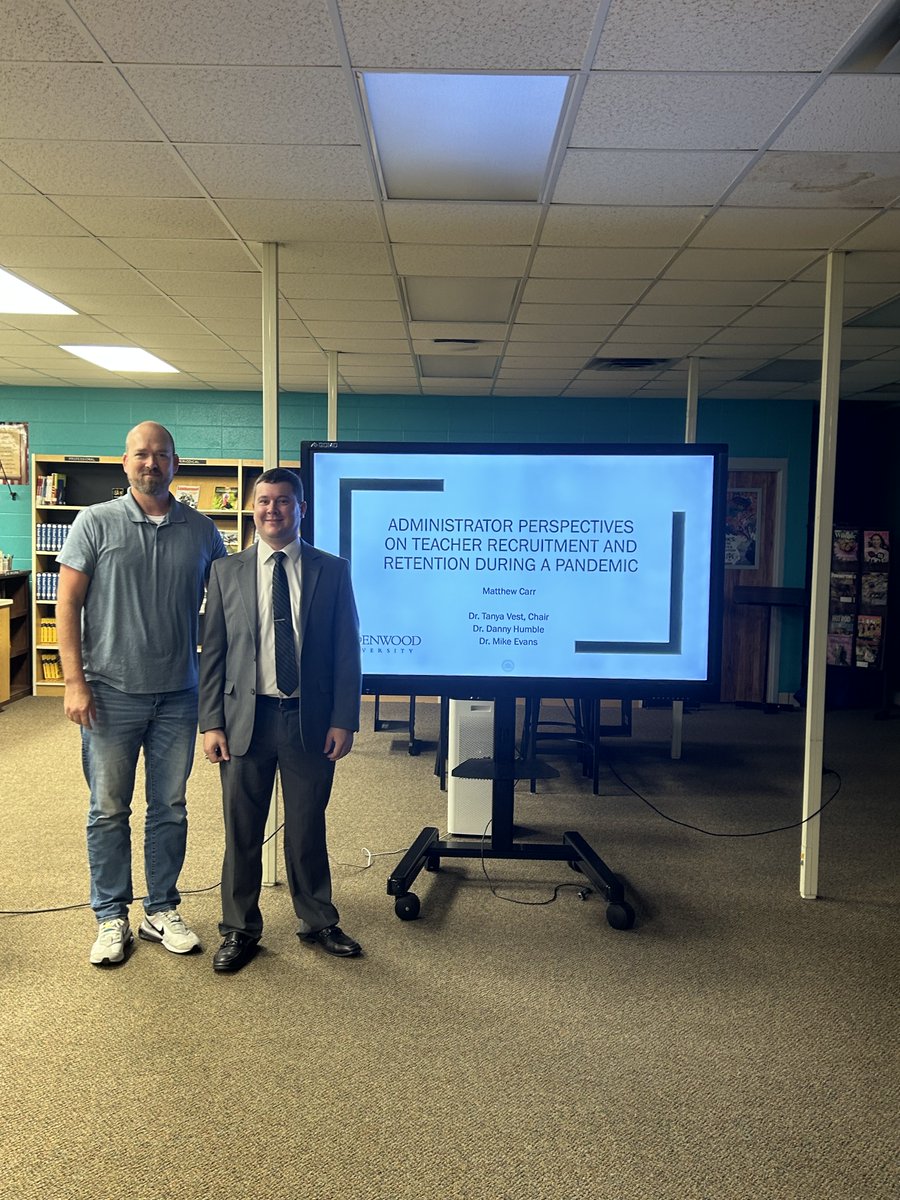 Congratulations to Dr. Matthew Carr for successfully defending his dissertation. Thanks for allowing me to be your committee chair and to Dr. Humble and Dr. Evans for serving on the committee. Congratulations! <a href="/MattCarr_44/">Matthew Carr</a> <a href="/drdannyhumble/">Danny Humble</a> <a href="/LindenwoodSWMO/">LU College of ED GMOX</a> <a href="/LindenwoodU/">LindenwoodUniversity</a>