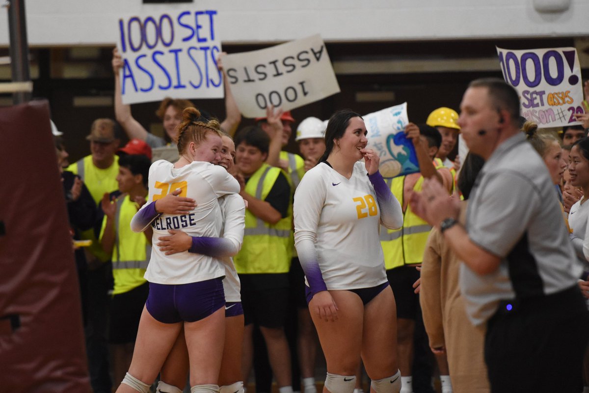 MelroseVball's tweet photo. Tomorrow is senior night vs. Minnewaska! Last home game of the regular season, and also youth night! See you there! https://t.co/DE569T6pr2