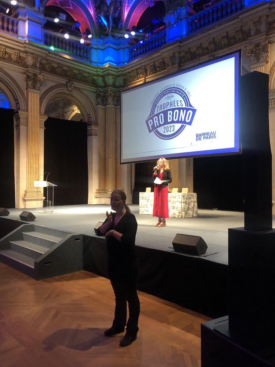 Ce soir la cérémonie de remise des Trophées Probono récompense les initiatives bénévoles des avocats parisiens. Bravo!