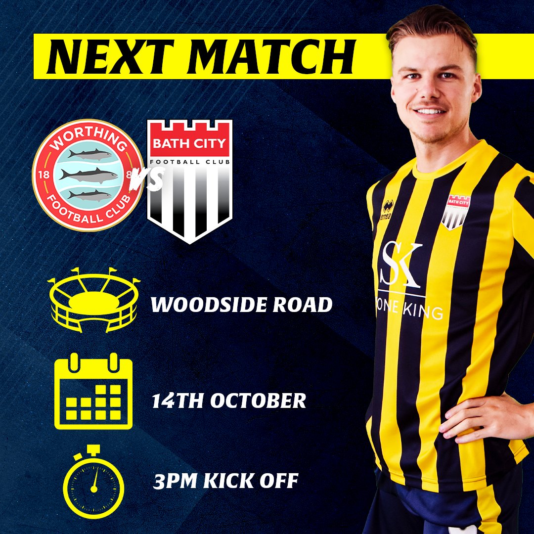 ⏭️ One step away from the First Round...

🆚 Worthing 
📅 Saturday 14th October
🏆 #EmiratesFACup
🎟️ Tickets available via Worthing's website

⚫️⚪️ #Romans