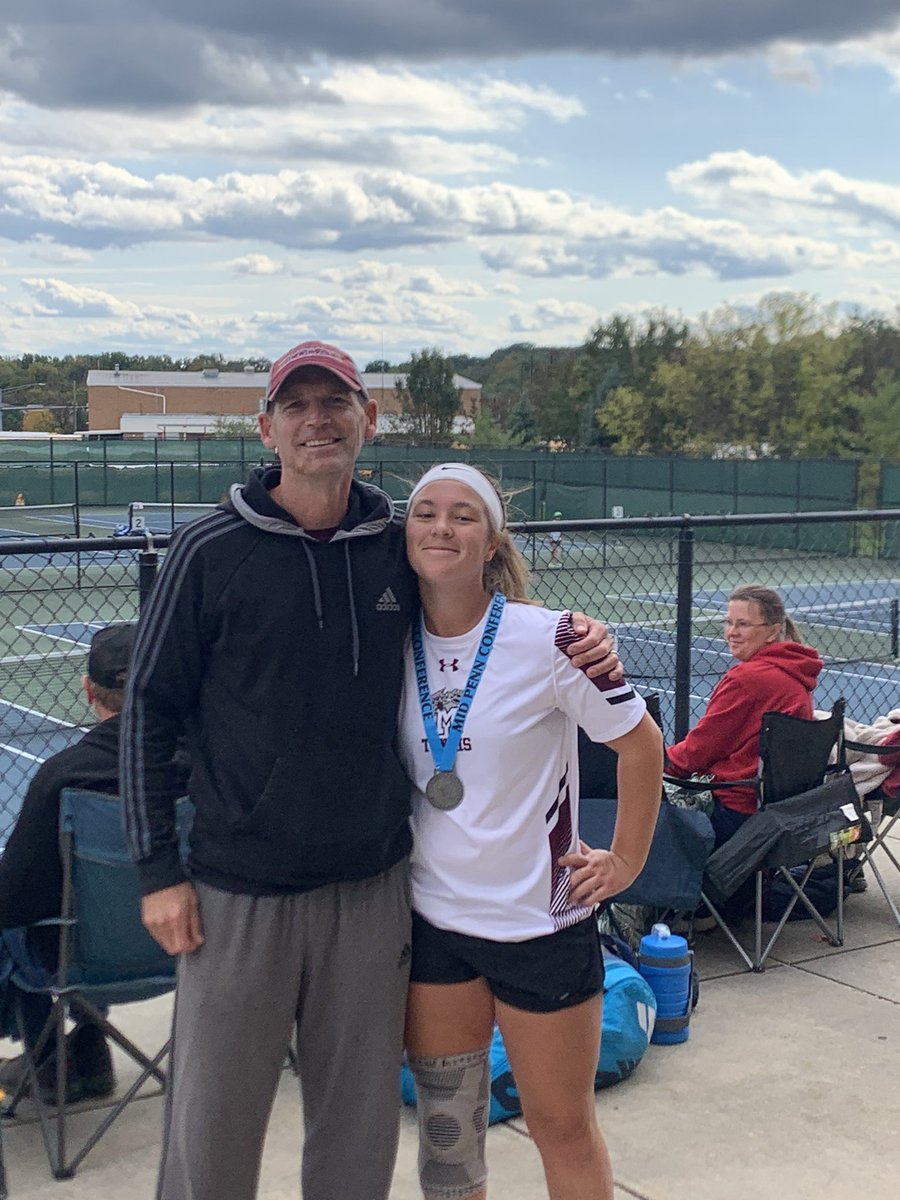 Zerby takes second in Mid Penn #1 singles. She will play soon in the District Doubles finals!