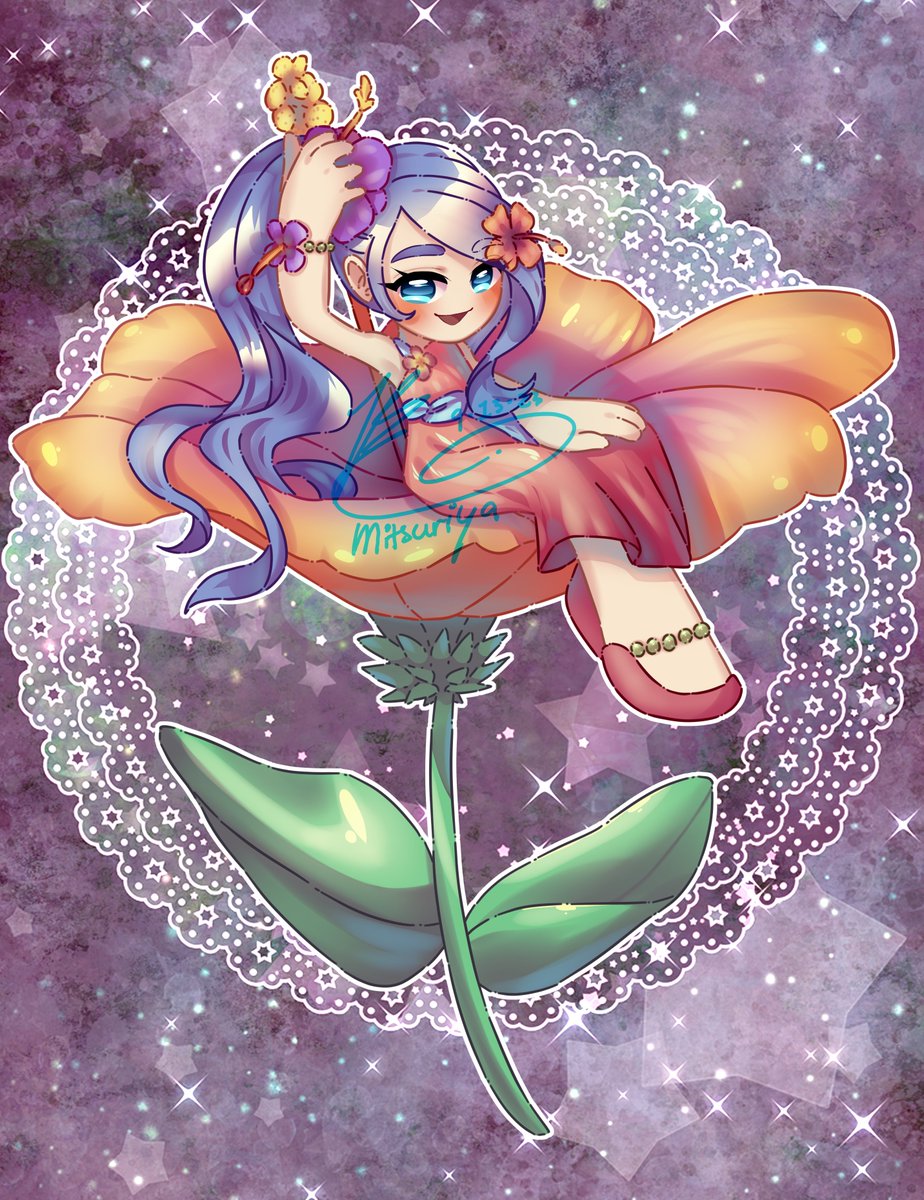 mitsuriya's tweet photo. Chibi Hibiscus Flower Girl selling as sticker on https://t.co/z82HdmHVVv
#redbubbleshop #chibiart #Stickers #AnimeArt https://t.co/ZkFRzCBih6