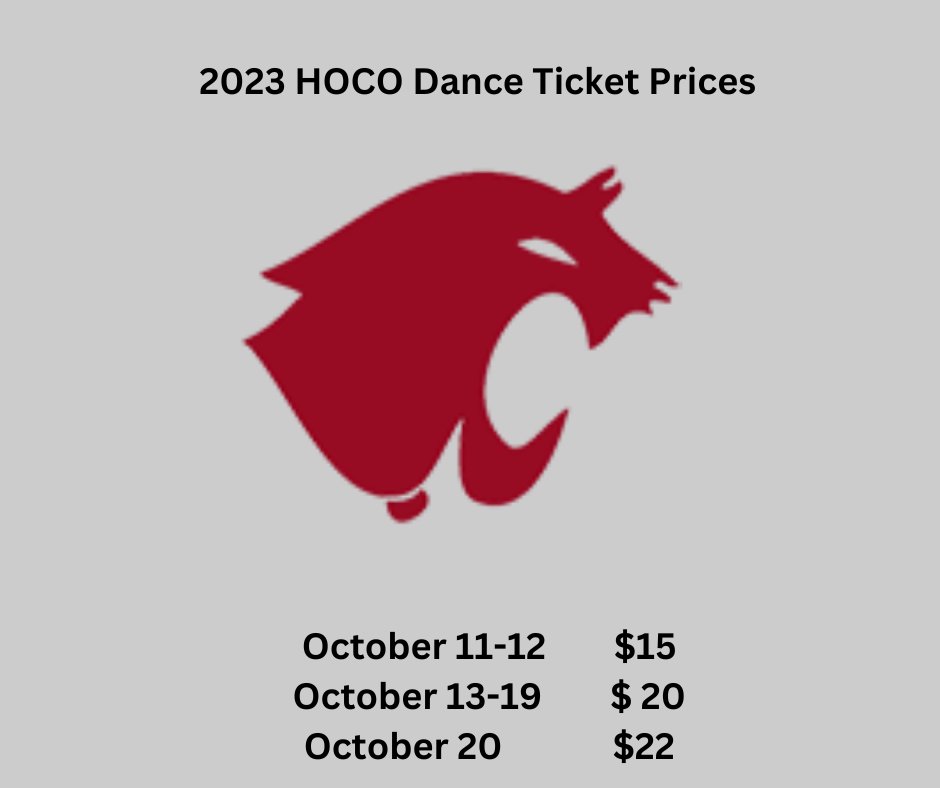 Homecoming is semi-formal. It is in the DHS gym from 8pm-11pm on Saturday October 21st. Tickets go on sale on October 11. Fees must be paid before purchasing tickets. Must have an ID and ticket to enter the dance. Do NOT lose your ticket. Tickets are non-transferable.
