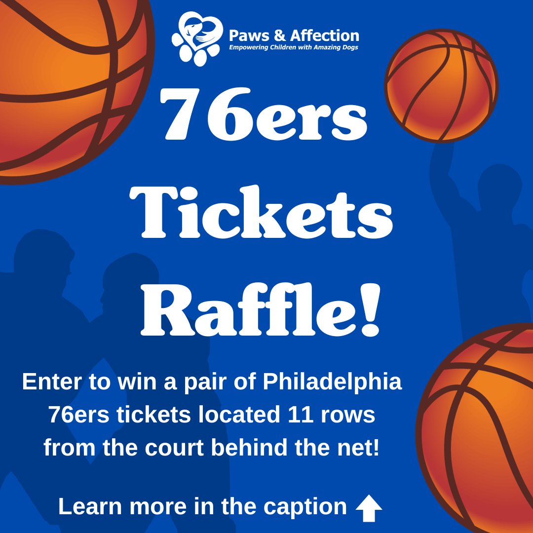 Paws_Affection's tweet photo. LESS THAN ONE WEEK LEFT!! 

We are pulling our winner for the 76ers raffle at Race for our Retrievers this Saturday, October 14th at 10am. Don't wait! Free drinks and food, merch discounts, and so much more await! 

Grab yours today: https://t.co/2yMeYGiqZP https://t.co/g5LSxF3yDi