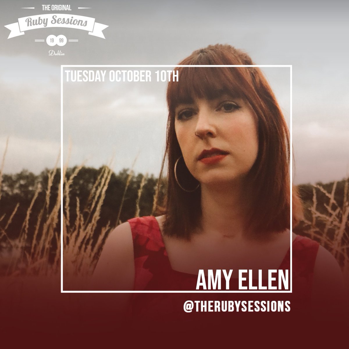 chunky66's tweet photo. After Saturday night's headline gig in Whelan's, (and what an excellent night it was), it's great to reveal that Amy Ellen will perform an intimate acoustic show at The Ruby Sessions, tomorrow night, Tuesday 10th Oct.
@amyellenmusic #therubysessions @ActualityManage https://t.co/xowfQLtV5j