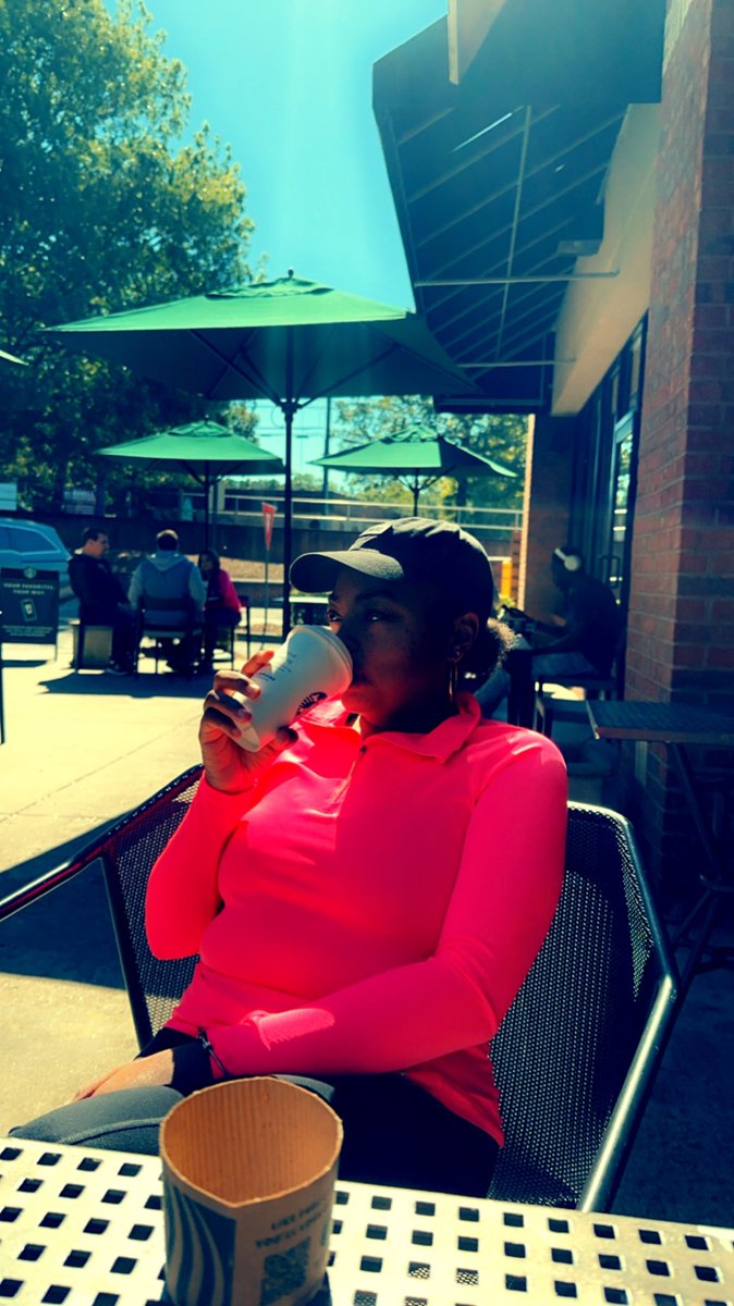 SmithTeaches2's tweet photo. What does a day off work look like for an AP? Well me, just a free mind🧠, a pumpkin spice latte☕️ & a cool breeze 🌤️ is enough……#ProtectingMyPeace #FeelsREALgood😌 https://t.co/oiVz1otTNU