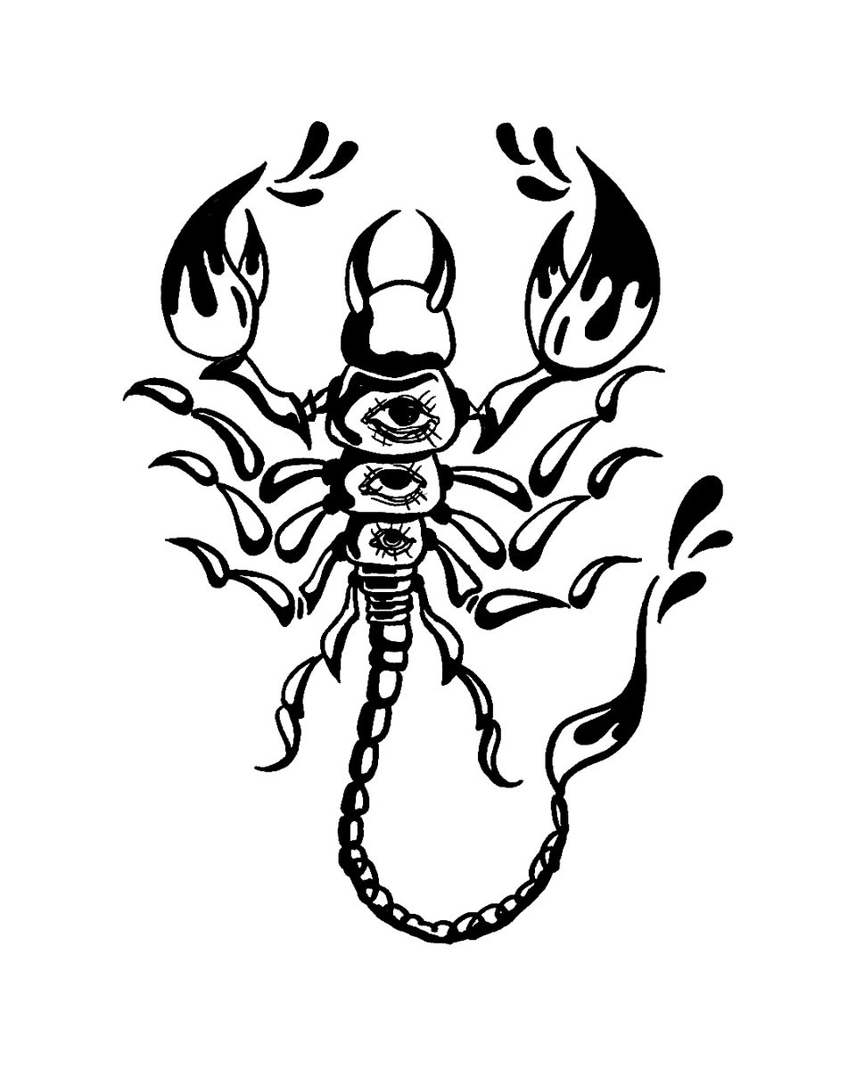 synthanimal's tweet image. #inktober no. five // and it's calling out my name / and it's crawling through my veins
.
.
.
#SaveFace #AnotherKillForTheHighlightReel #AK4THR #scorpion #drawlloween #illustration #macabre #scorpionillustration #penandink #ink #tattoodesign #tattoo #horror #inktoberchallenge