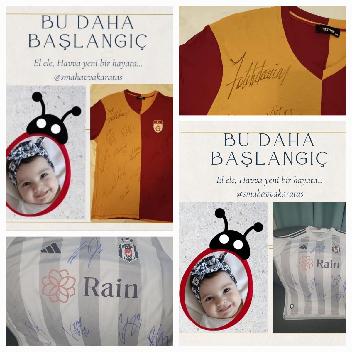 SametDgds's tweet photo. @smahavvakaratas %51 oldu! Kampanyasının hızlıca tamamlanıp tedaviye başlaması gerekli. %100 olması için #imzali #besiktas ve #Galatasaray formalarinin açık arttirmayla guzel bir bağış tutarına satılması gerekli. Bağış yapamazsınız dahi RT etmek ücretsiz! #bjk #gs #sma #paylaş 🌍 https://t.co/qKmxZWb9xv