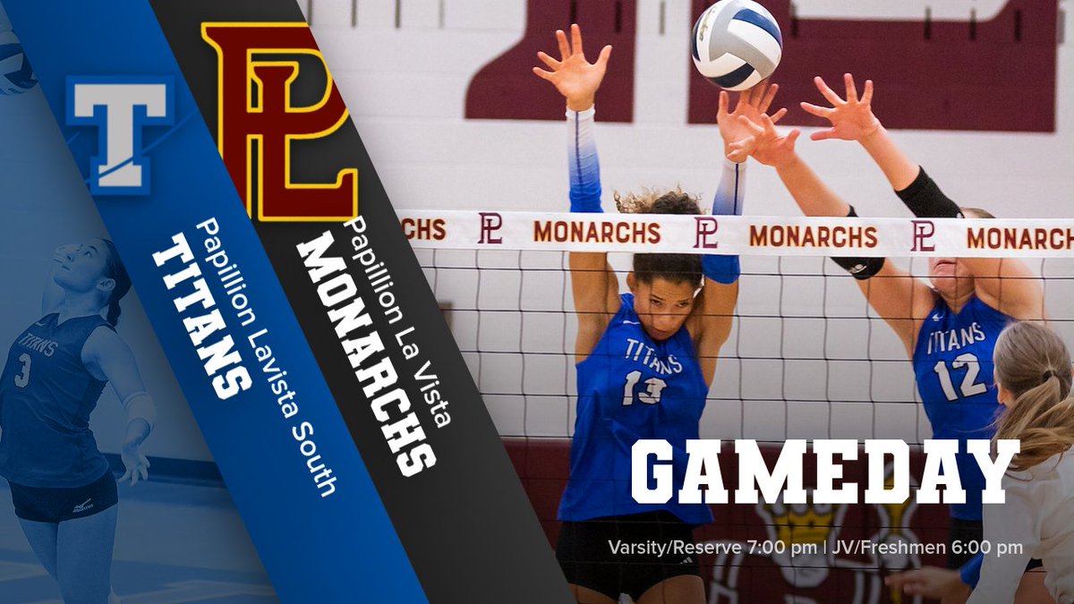 TOMORROW 10/10 is VOLLEYBALL DAY in PAPILLION
TITANS vs MONARCHS @ Titan Arena
BE THERE TO CHEER ON YOUR UNDEFEATED TITANS!
@pls_activities #CraveTheChase