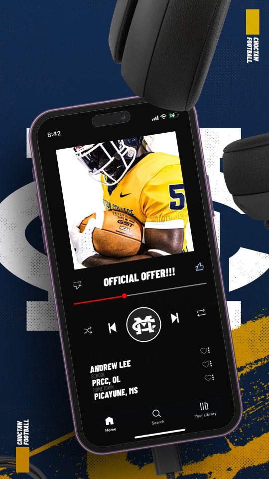 After a great talk with <a href="/CourtlandHays/">Courtland Hays</a>, I’m blessed to receive an offer from Mississippi College! <a href="/Davechatham/">David Chatham</a>