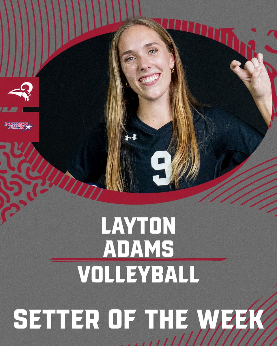SSACsports's tweet photo. Congrats to the SSAC Volleyball Players of the Week for the week of Oct. 2-8. Details | https://t.co/5BC9lY4JaM

Attacker: Rachel Stegall (@CareyAthletics)
Defender: Jadakate Judkins (@PointSkyhawks)
Setter: Layton Adams (@UMobileRams) https://t.co/MSV2AZsrBx