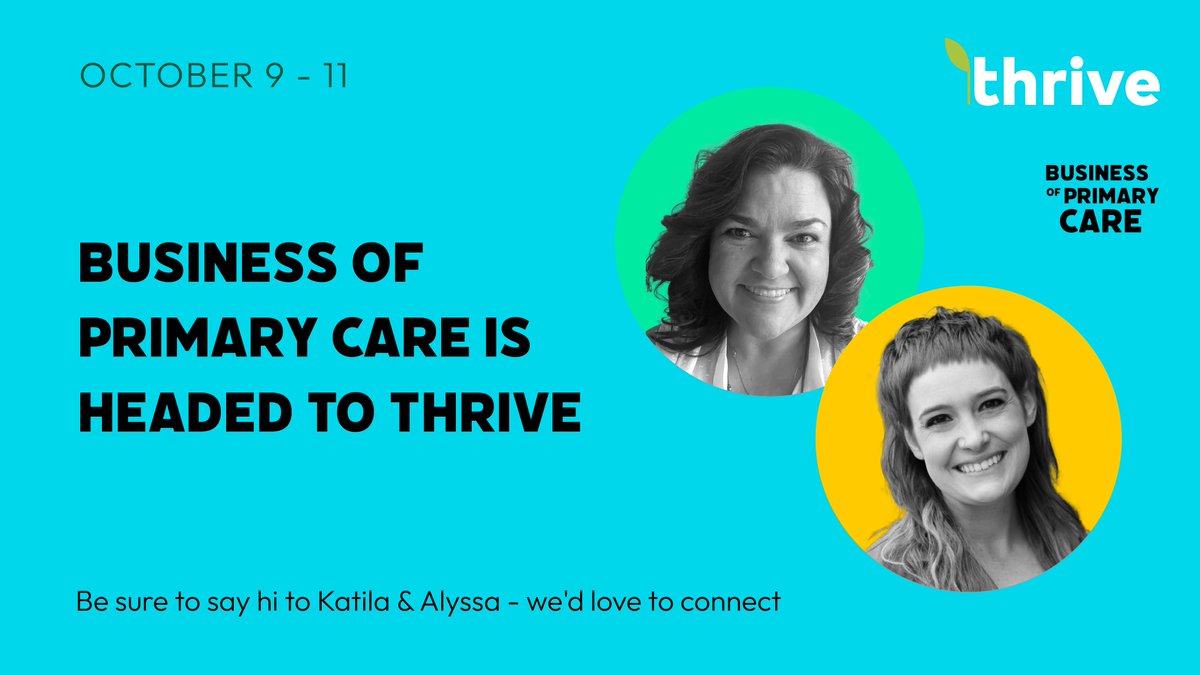Business of Primary Care (@thebopc) on Twitter photo Excited to be at <a href="/athenahealth/">athenahealth</a> Thrive today! Who is here from the Primary Care space?
Let's connect. #athenathrive Excited to be at <a href="/athenahealth/">athenahealth</a> Thrive today! Who is here from the Primary Care space?
Let's connect. #athenathrive