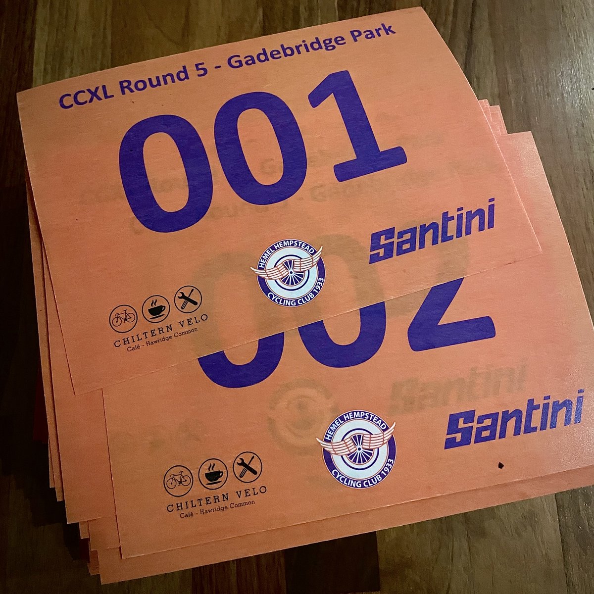 Hemel Hempstead Cycling Club (@hemelcycling) on Twitter photo The numbers have arrived! Which one will be yours?
Well none unless you sign-up!
Find out all about the <a href="/hemelcycling/">Hemel Hempstead Cycling Club</a> edition of <a href="/centralcxl/">lily</a> and sign-up here: hemelcycling.org.uk/pages/cyclocro…
Thanks to <a href="/chilternvelo/">Chiltern Velo</a> and @santini_cycling for their sponsorship! The numbers have arrived! Which one will be yours?
Well none unless you sign-up!
Find out all about the <a href="/hemelcycling/">Hemel Hempstead Cycling Club</a> edition of <a href="/centralcxl/">lily</a> and sign-up here: hemelcycling.org.uk/pages/cyclocro…
Thanks to <a href="/chilternvelo/">Chiltern Velo</a> and @santini_cycling for their sponsorship!