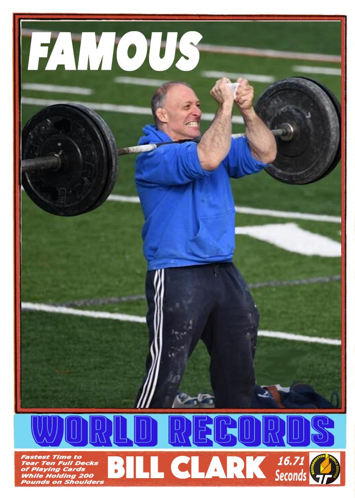 billclarkchamp's tweet photo. "You can't overcome what you refuse to confront!" Have a great day and God bless! Photo: tearing 10 decks of cards after power cleaning 200 pounds.
#MondayMotivation #Godfirst #strongman #inspiration #Inspire #WorldRecord #JesusChrist https://t.co/lk9F3lpftY