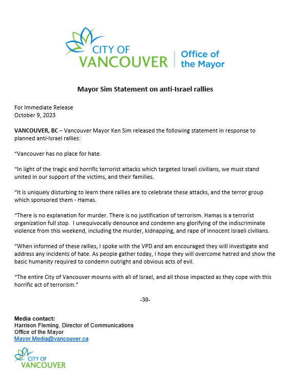 Mayor Ken Sim tweet media