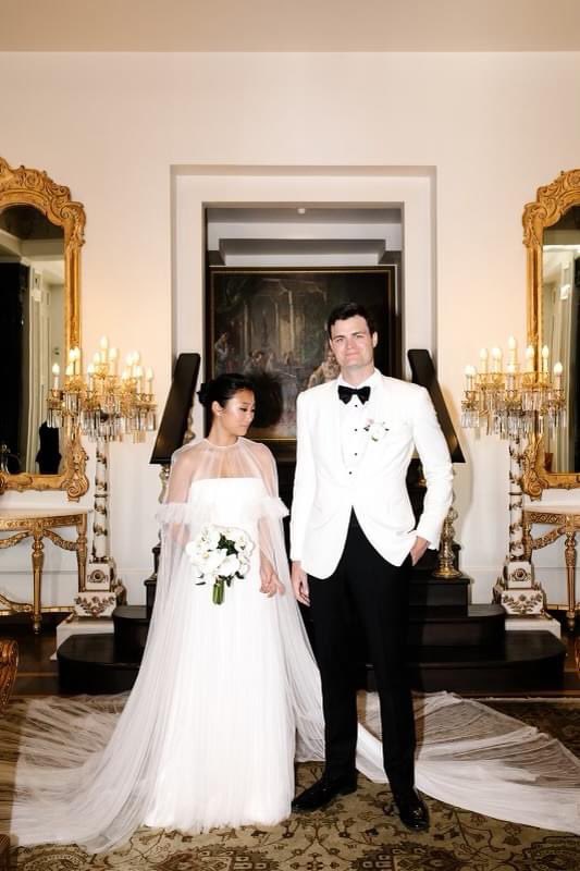 Mohans_Tailors's tweet photo. 👰🤵 @mohans_tailors crafts exquisite #bespoke #formalwear for Tanner &amp; Sophia's wedding! Tanner stuns in a 100% custom white &amp; black #Mohans tuxedo, captured beautifully by #HaNguyenPhotography.

Congratulations to the happy couple!🔥👔👗

2126970050 https://t.co/f156UYvrox https://t.co/JUBuSsxwum