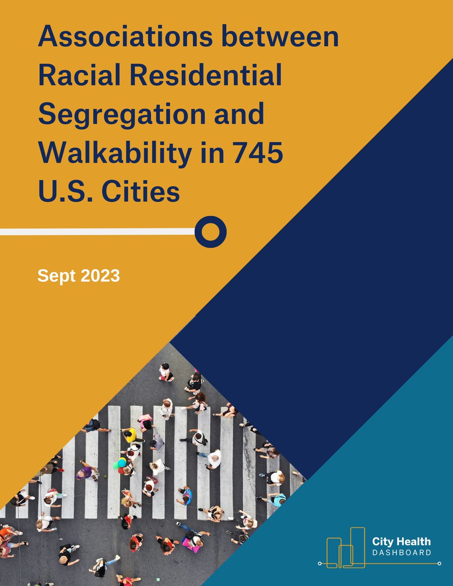 CityHealthData's tweet photo. Check out our new paper published in Health and Place which digs into data for 745 U.S. cities, comparing #Walkability to #RacialSegregation in residential neighborhoods. Read more: https://t.co/blUOBHAW4P https://t.co/4dRQfwBrrz