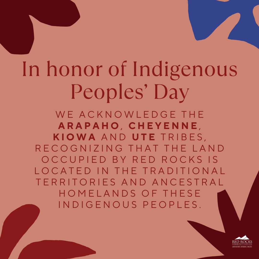 RRCC_CSC's tweet photo. Today is Indigenous Peoples' Day!

Join us in celebrating!!

#rrcc #csc #indigenouspeoplesday #indigenouspeoples #indigenous https://t.co/kAmleLfCew