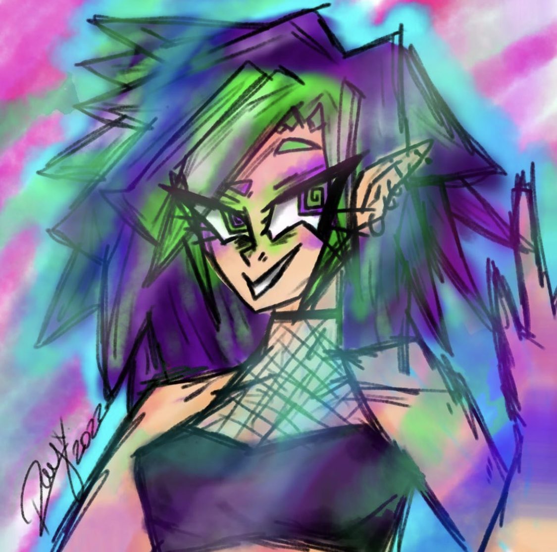 rayofalltraits's tweet photo. RE-DRAW!
I saw her on my Instagram and I needed to re draw her, my style has changed A LOT 

[1st: new, 2nd: old]

#redraw #fanart #oc #ocart #commisionsopen #digitalart https://t.co/h8SnLex7eN