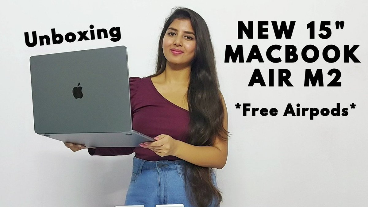 ritubiswasz's tweet photo. UNBOXING the New 15 inch Macbook Air M2 Chip along with a pair of 3rd Generation Airpods! 

Click to watch the unboxing video 👇🏻
https://t.co/XobwA1P0gh

#macbookair #unboxingmacbook #Apple https://t.co/rcHmBW3gwx