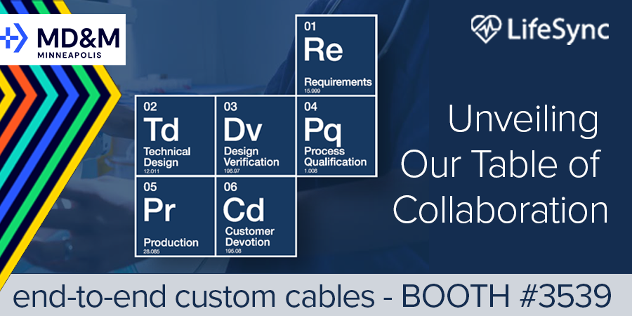 LifeSyncMed's tweet photo. Visit LifeSync - Booth #3539 at MD&amp;M 2023 in Minneapolis and to see the unveiling of our table of collaboration. #MD&amp;M2023 https://t.co/2BmsyHl1Ov