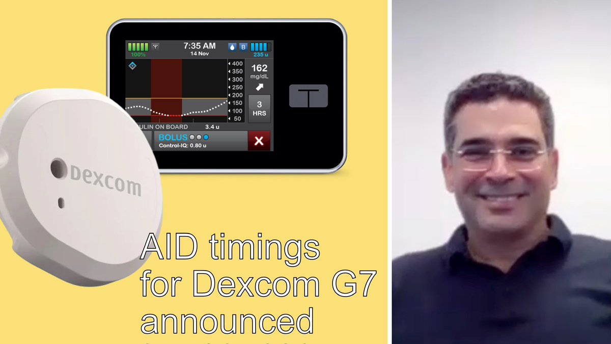 New video. I Interviewed Alex Moussa, SVP at Dexcom about Dexcom updates #EASD2023. We covered details and countries related to the Control IQ and Dexcom G7 announcement, Dexcom One and the environment! As more people use CGM, this is key. Enjoy and Share!
youtu.be/Ya9OU-UrT-0