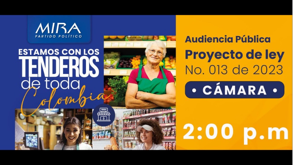 Es  una excelente oportunidad para el fortalecimiento y apoyo a los panaderos y tenderos en todo el país            

En minutos conéctate y conoce más: youtube.com/live/-UGl68nH3…
#MIRAconLosTenderos

<a href="/harintonDeArmas/">Harinton De Armas</a> <a href="/PartidoMIRA/">Partido MIRA</a>