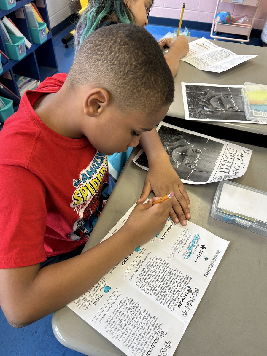 Our new module topic is…. FROGS!! Today we completed a mystery picture to find out our new topic and used our close reader tool boxes to explore the parts of a narrative and find the gist! 🐸 #RCSK5ELA <a href="/JasonEaton21/">Jason Eaton</a> <a href="/SmyrnaPrimary/">Smyrna Primary</a> <a href="/MrsAngelineHale/">Angeline Hale</a>