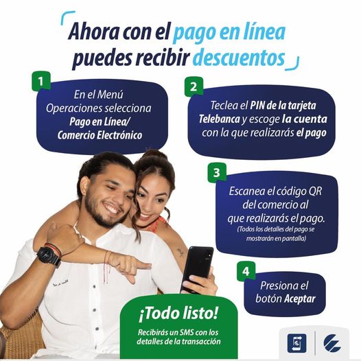 Sigue los pasos que te mostramos y aprovecha las oportunidades de descuento que te ofrece el pago en línea a través de #Transfermóvil. <a href="/MaryBlancaOrte1/">Mary Blanca Ortega</a>
<a href="/OnatdeCuba/">ONAT de Cuba</a> <a href="/finanzasprecios/">Ministerio de Finanzas y Precios Cuba</a> <a href="/EconomiaIgpSgc/">EconomiaIgpSgc</a>