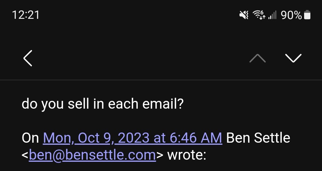 Ben Settle tweet media