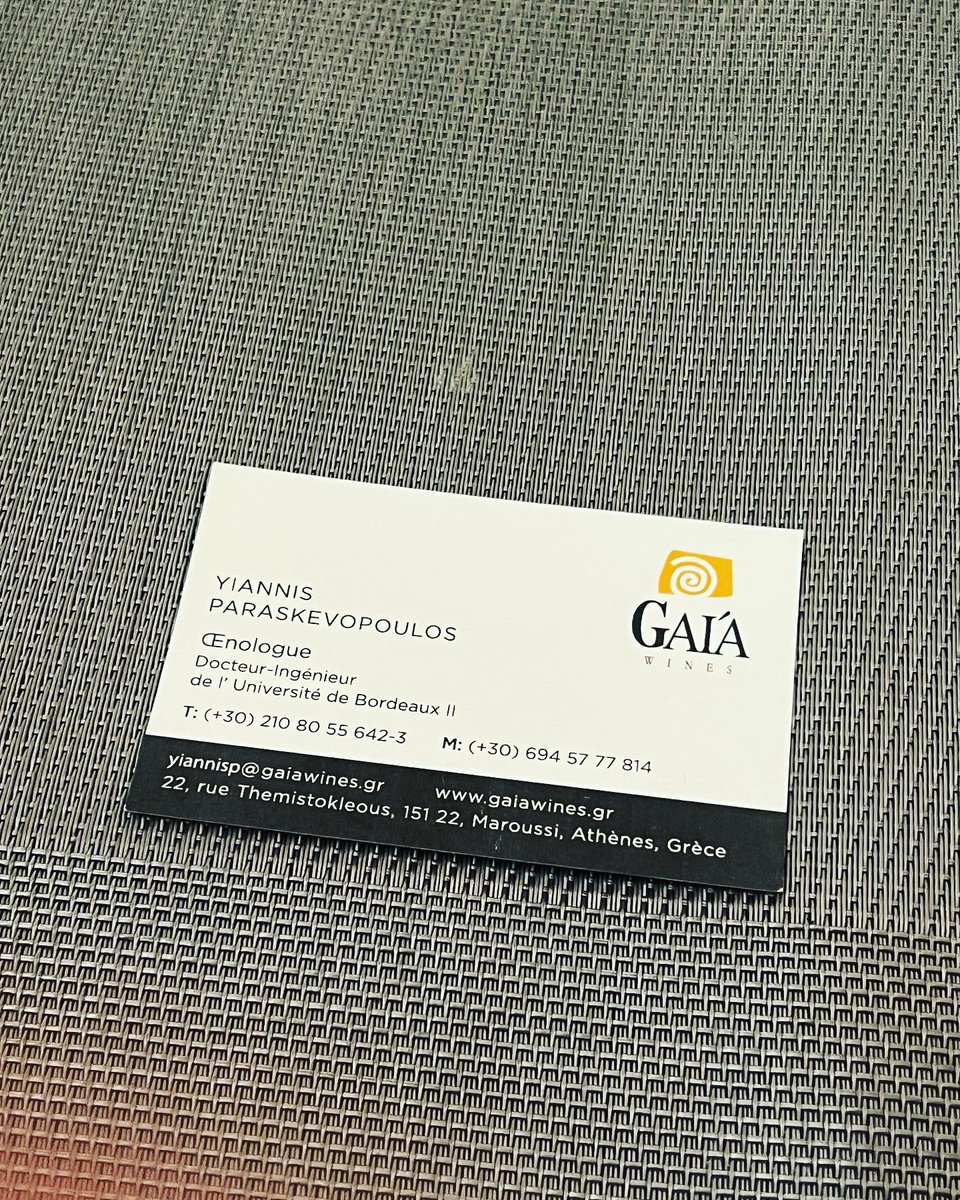 bonkowskimw's tweet image. I first met Yiannis Paraskevopoulos of Gaia Estate in 2001. Today he held a dinner in Nafplio with his new vintages and he was exactly the same: cutting-edge knowledge. relentless questioning, endless new ideas. A Greek wine 🇬🇷 institution. 
#mastersofwine #mwpeloponnesetrip