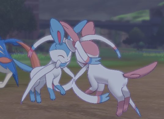 PokemonGems's tweet image. they do a smooch