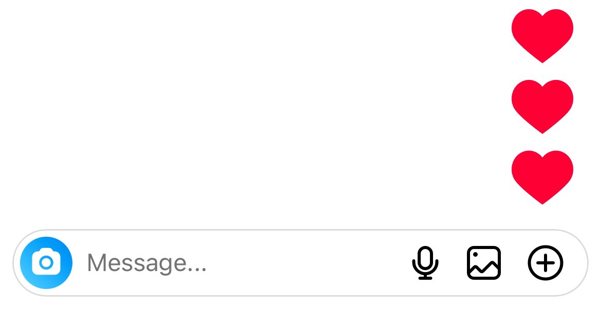 lembram-se quando dava para mandar estes corações na dm do insta?