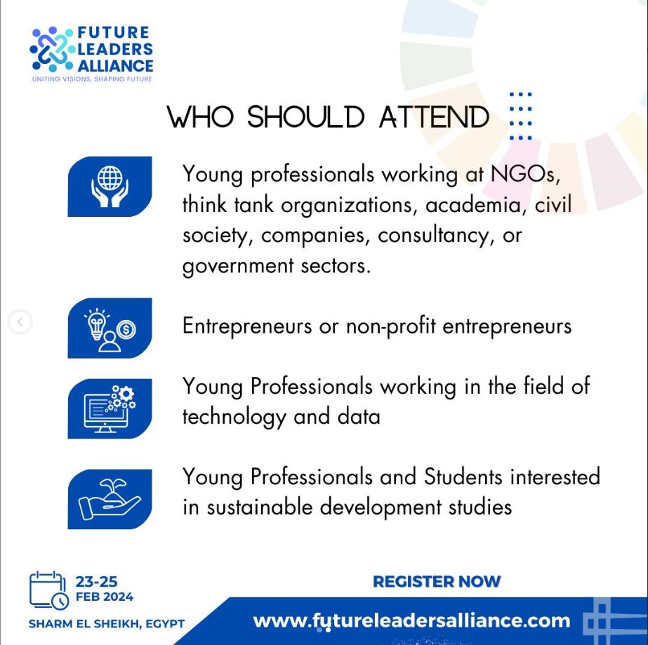 futureleaders90's tweet photo. Who should attend #GYC2024?
Join us at the Global Youth Conference 2024, where passionate minds converge to harness the power of innovation for the Sustainable Development Goals.

Don't miss out, register today! 👉 https://t.co/wAfC41hvM3

Deadline: 15th December 2023 https://t.co/yqeUkV1vlB