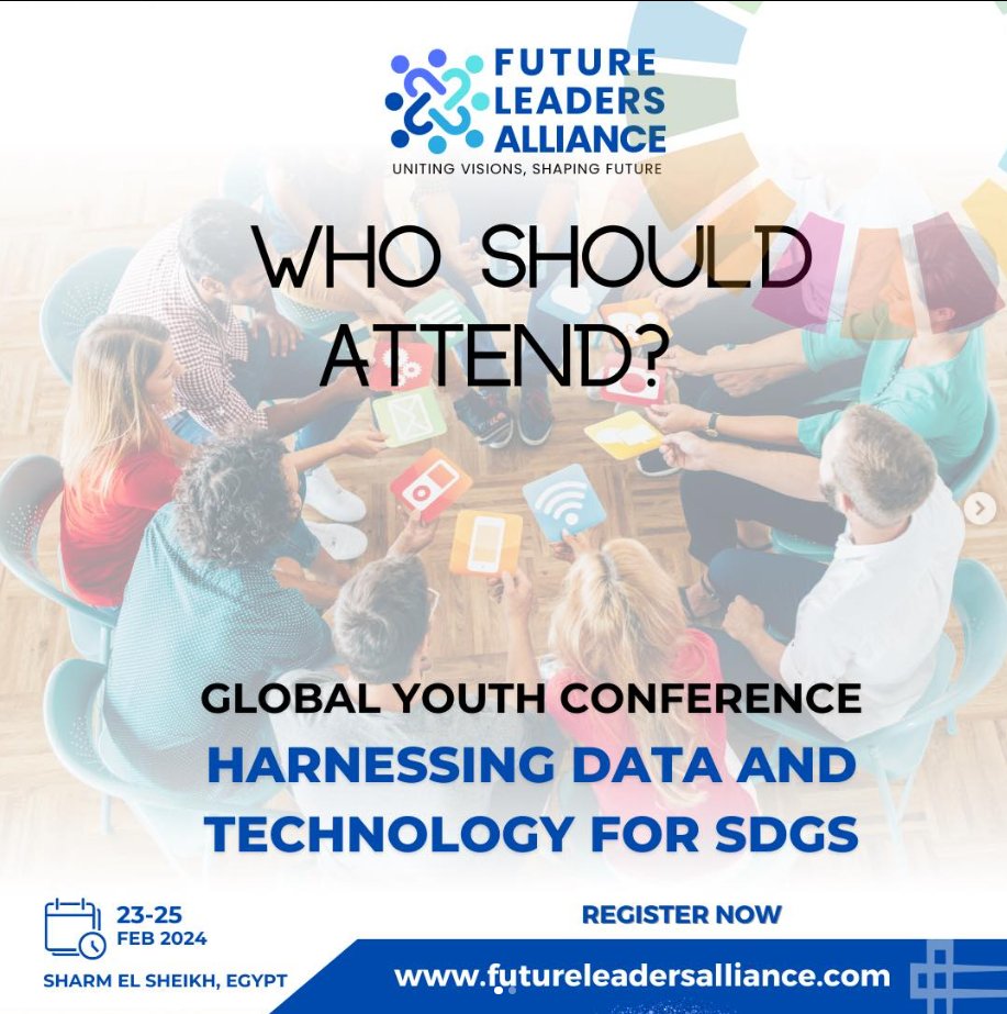 futureleaders90's tweet photo. Who should attend #GYC2024?
Join us at the Global Youth Conference 2024, where passionate minds converge to harness the power of innovation for the Sustainable Development Goals.

Don't miss out, register today! 👉 https://t.co/wAfC41hvM3

Deadline: 15th December 2023 https://t.co/yqeUkV1vlB