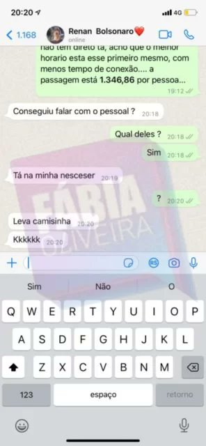 matheuscaseca's tweet photo. Morrendo com os prints que o ex do Jair Renan Bolsonaro expôs da conversa deles 🗣 https://t.co/tAzLMQkcMZ
