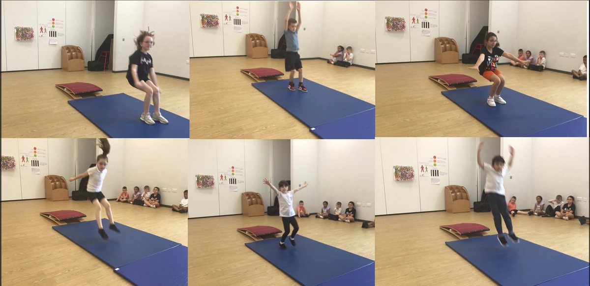 deery_karen's tweet photo. @ClydePrimary p3/2 marked our start of  #mathsweekscotland experiences by investigating how speed impacts how far and high we can jump. #mathsinmotion https://t.co/uRehzeFJ6A