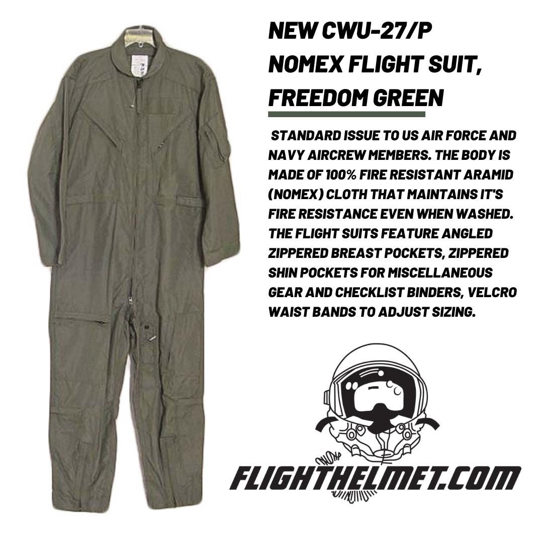 FlightHelmets's tweet photo. Protect yourself while flying with the CWU-27/P Nomex flight suit. The  CWU-27/P Nomex flight suit is standard issue for US Air Force and Navy aircrew members. https://t.co/V8bybrsTie 🌤⚡

#flighthelmets #flighthelmet #flightequipment #flightgear https://t.co/qtetadP8l3