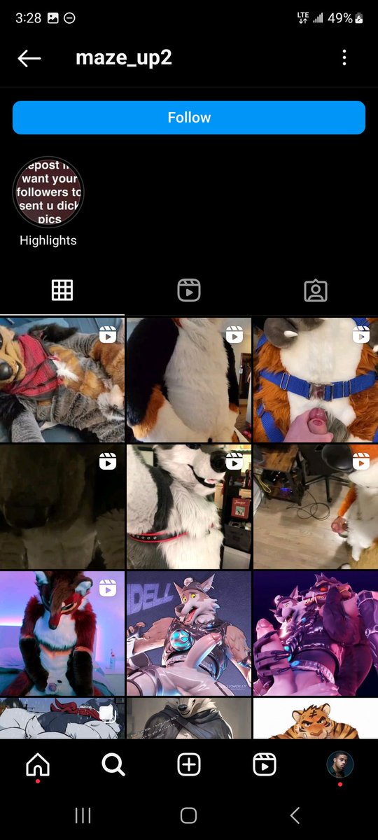 SenjuFT's tweet photo. @instagram so gay furry porn is allowed on the app now 😭??? https://t.co/ofG0U5JZcv