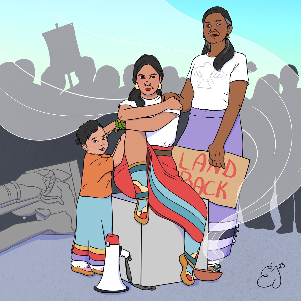 This Indigenous People's Day we celebrate and honor all who embody Native Power. 

🎨 by EJ Miller-Larson (Fond du Lac Band of Lake Superior Chippewa and Oneida Nation of Wisconsin). 

#NativePower #IndigenousPeoplesDay #IDP2023