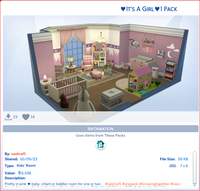 Inamacsims4's tweet photo. Sul Sul! I would like to nominate the following fantastic creations for a #maxisfav South Square Café by #Hiscelticlass Cute Japanese Girl by #TebanGreen October Pink/White Room by #Smidget1994 ♥It's A Girl♥1 Pack by #sashraf1 Thank you Dag Dag x https://t.co/cBC9gpLX1L
