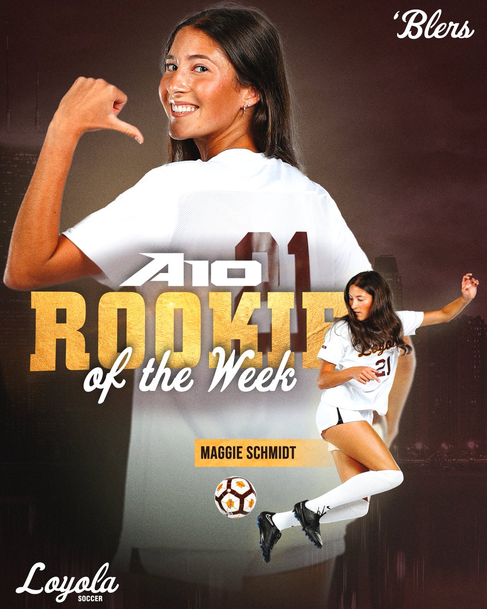 𝗥𝗢𝗢𝗞𝗜𝗘 𝗢𝗙 𝗧𝗛𝗘 𝗪𝗘𝗘𝗞 😤

Schmidt becomes the third different Rambler to collect A10 Rookie of the Week honors after her first career goal at Davidson Sunday.

📰 bit.ly/46JdVAu